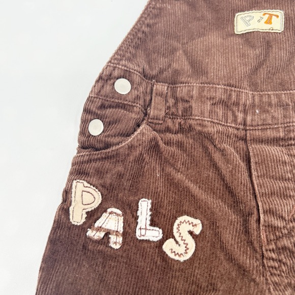Disney Baby Vintage Y2K Winnie the Pooh Tigger Pals‎ Corduroy Overalls Size 0-3M - Picture 3 of 7